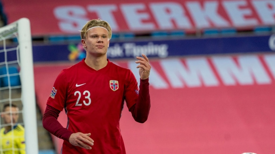 Erling Haaland dẫn đầu danh sách “dội bom” ở UEFA Nations League 2020/2021